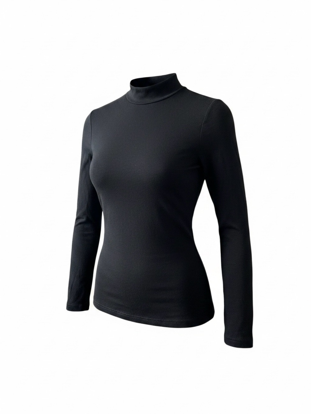 NWT OGL LiteWarm Mock Neck Long-Sleeve Top built in bra